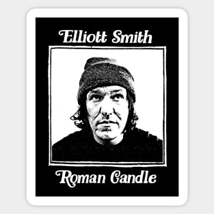 Elliott Smith Roman Candle  // Retro Styled Fan Art Design Sticker